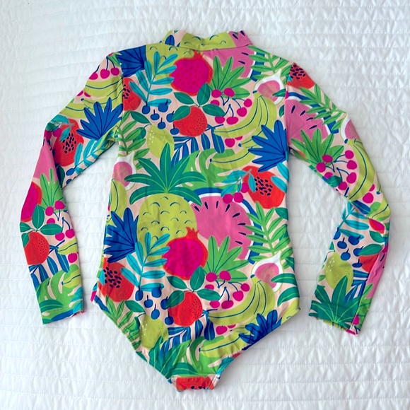 Mini Boden Long-Sleeved Swimsuit - Picture 4 of 4